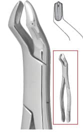 Nordent #53R Extraction Forceps, Upper Right 1st and 2nd Molar, Serrated, Stainless Steel, 1/Pk thumbnail 5