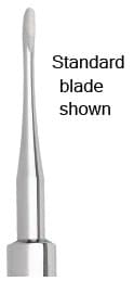 Nordent #81 Modified Apexo Straight Serrated-Tip Elevator, 3.0mm Blade Width, Stainless Steel thumbnail 2