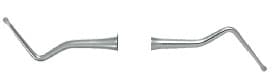 Nordent Excavator, Long Shank Spoon #11 (Size #17), Double End, 1.2 mm Head, DuraLite ColorRings Handle, Stainless Steel thumbnail 3