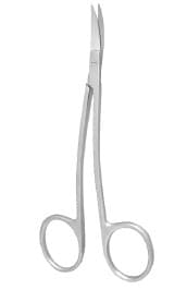 Nordent 314 LaGrange Surgical Scissors, Curved, One Serrated Blade, Stainless Steel, 4-1/2" (115 mm) thumbnail 7