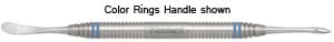 Nordent Molt #9 Double-End Periosteal Elevator, DuraLite ColorRings Handle, Stainless Steel thumbnail 9
