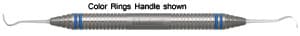 Nordent Universal Offset Sickle Scaler, Double-Ended, #NMJ (R138), DuraLite Round Handle, Stainless Steel thumbnail 9