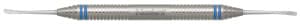 Nordent TG Double-Ended Periodontal Chisel, Opposing 2.5mm Blades, High Carbon Hardened Stainless Steel, DuraLite ColorRings Handle thumbnail 2