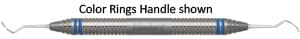 Nordent #204S Posterior Sickle Scaler, Double End, DuraLite Round Handle, Stainless Steel, RESC204S thumbnail 10