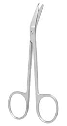 Nordent #304 Suture Scissors, Angular Blades with Suture Hook, 4 1/2" (115 mm) thumbnail 3