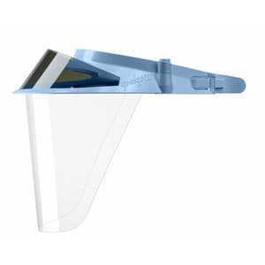 Op-D-Op II Visor Shield Protective Barrier System Kit II, Blue, 1 Visor, 3 Face Shields, 1 Mini Shield, 1 Light-Cure Filter, 355DKBL thumbnail 5