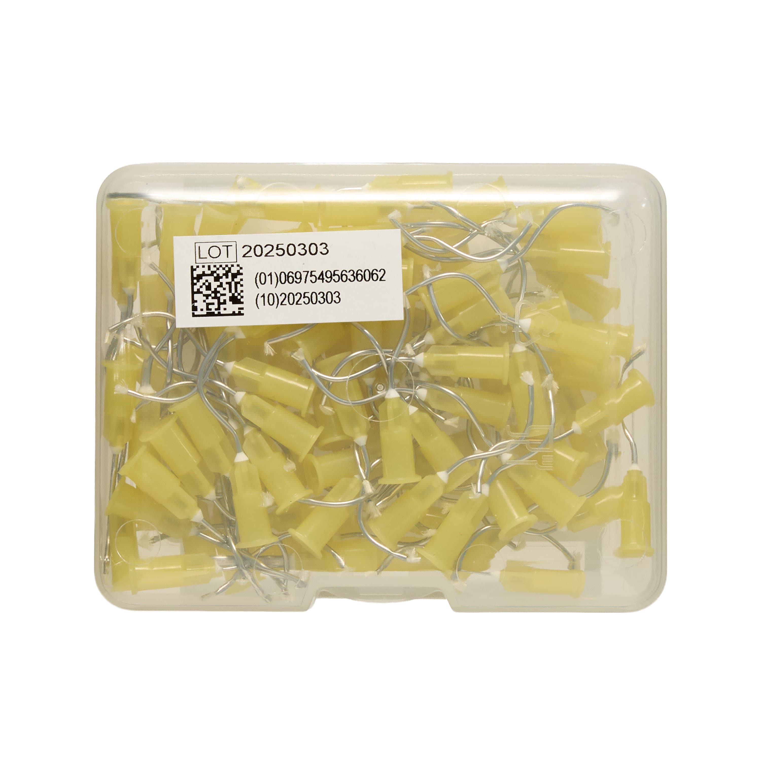 Pac-Dent iFlo Hemo-STAT Pre-Bent Hemostatic Infusor Delivery Tips with Brush-Padded End, Yellow, 19 Gauge, 100/Pk, 125 thumbnail 16