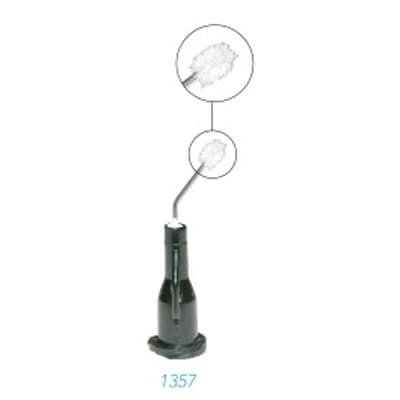 Pac-Dent iFlo Pre-Bent Delivery Tip Needle with Micro Brush, Black, 25 Gauge, 100/Pk, 1357 thumbnail 12
