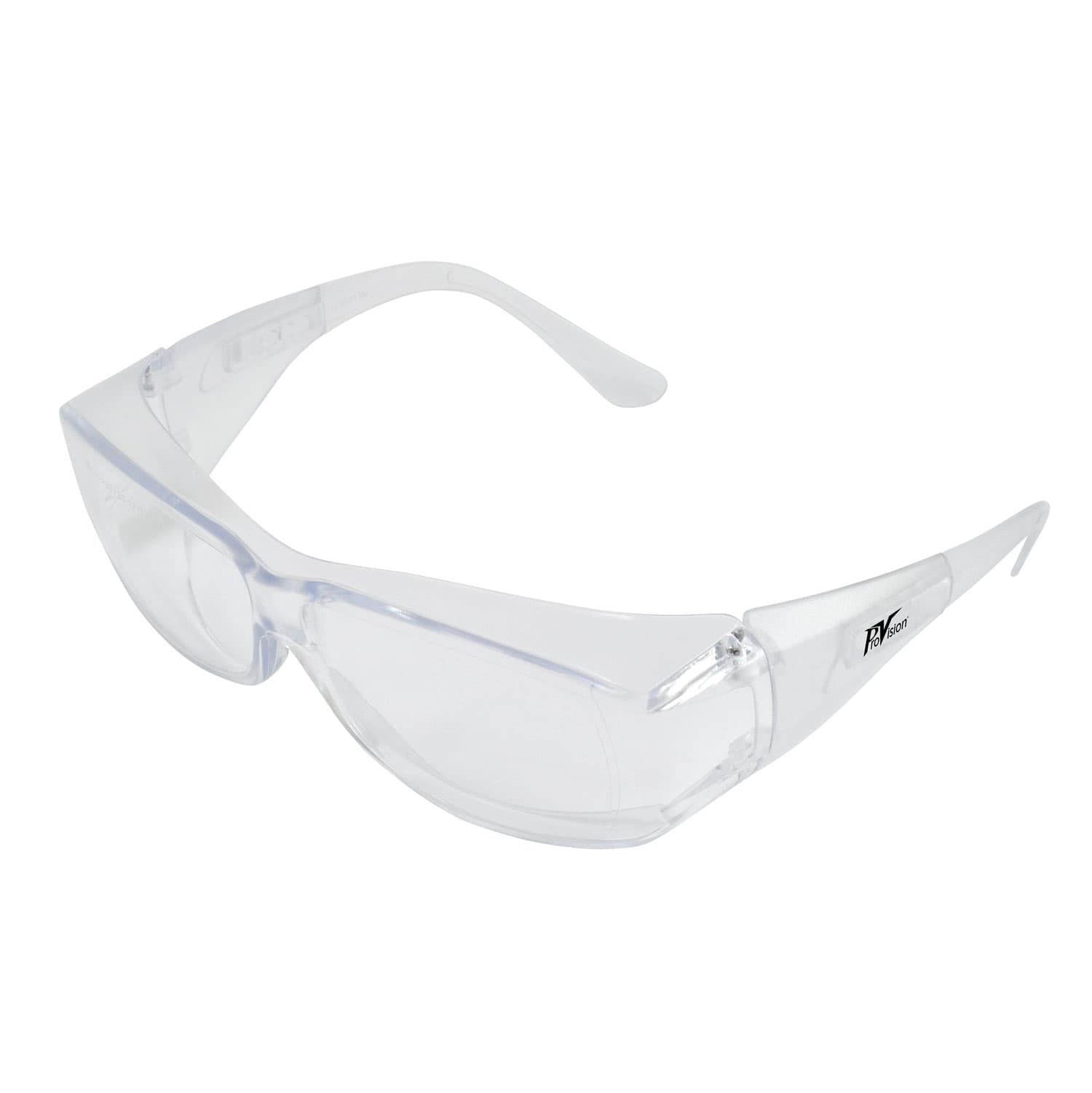 ProVision Eyesaver Sleeks Safety Eyewear, Clear Frame/Clear Lens, Universal Fit, 1 Pair, 17SLK thumbnail 6