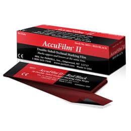 AccuFilm II Double-Sided Articulating Film, Red/Black, 0.0008" (20µm), 3 1/2 in x 7/8 in, 50 Strips/Booklet, 5 Booklets/Box thumbnail 9