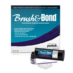 Brush & Bond Self-Etch Dentin/Enamel Composite Bonding Agent Kit, 3 mL Liquid, Mixing Well, 100 Standard Activator Brushes, S284 thumbnail 25
