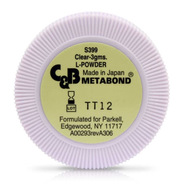 Parkell C&B-Metabond Clear L-Powder Refill, 3 g Jar, S399 thumbnail 10