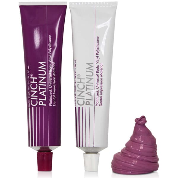 Parkell Cinch Platinum Medium Body VPS Impression Material, Standard Tube Package, 4 x 80 mL Tubes, S435 thumbnail 6