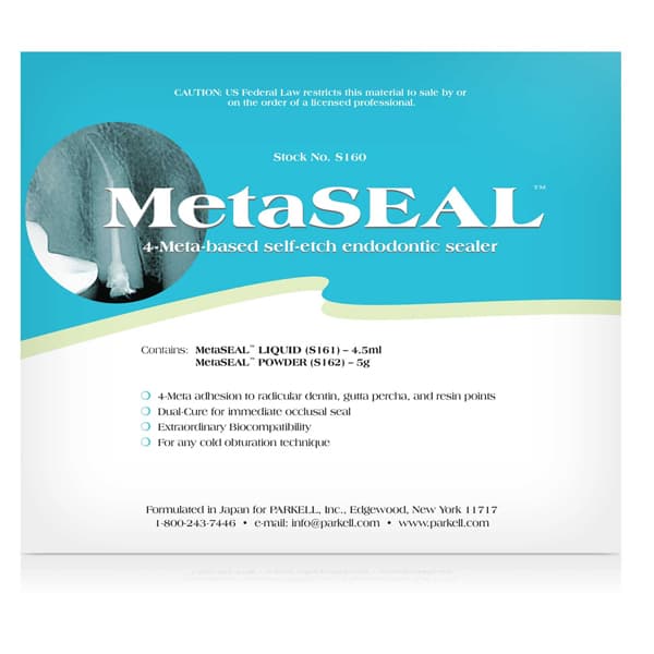 MetaSEAL Endodontic Sealer Complete Kit, Self-Etch Dual-Cure Resin Sealer, 4.5 mL Liquid & 5 g Powder, S160 thumbnail 15