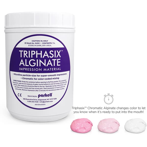 TriPhasix Chromatic Alginate, French Vanilla, 25 lb Refill Package, S404 thumbnail 3