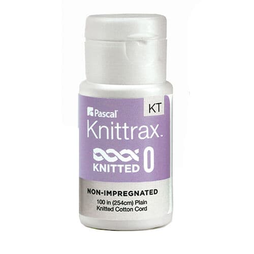 KnitTrax Plain Knitted Gingival Retraction Cord, 100% Cotton, Non-Impregnated, Size 0, Thin, 100" per Bottle, 07-575 thumbnail 14