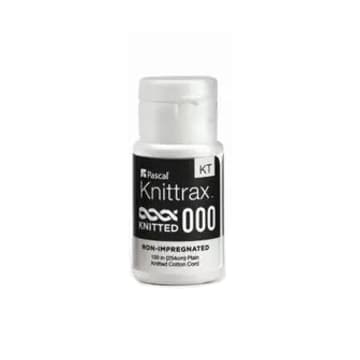 KnitTrax Plain Knitted Gingival Retraction Cord, Non-Impregnated, 100% Cotton, Size #000, Ultra-Ultra Thin, 100 in/Bottle, 07-569 thumbnail 13
