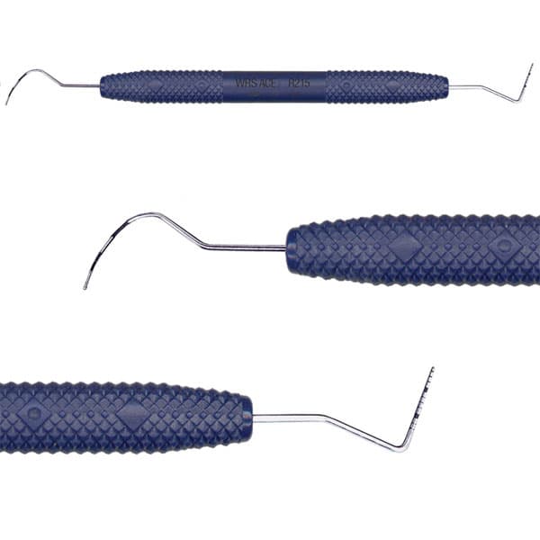 PDT ACE Furcation Probe WRS ACE-UNC12, Double End, UNC12 Markings 1-12mm, Pacific Blue Resin Handle, R215 thumbnail 6
