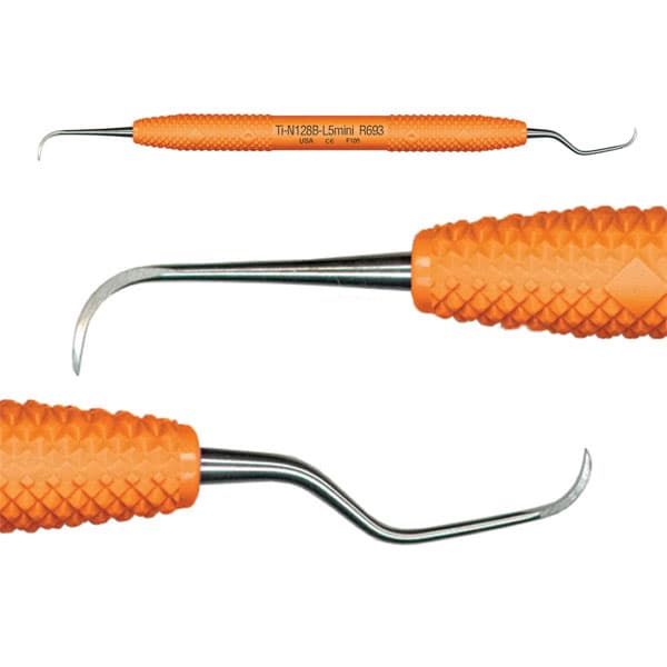 PDT Wingrove Titanium Implant Scaler, Double-Ended N128B/L5M, Orange Resin Handle, 1/Pk, R693 thumbnail 9