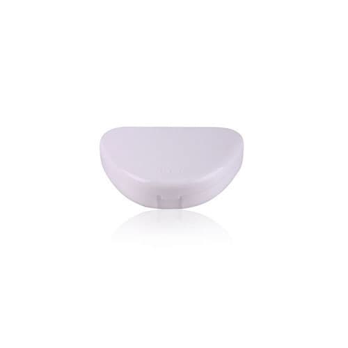 Plasdent Mini Retainer Box, Plastic with Hinged Lid, 3" x 2-1/2" x 5/8", White, 12/Pk, 200MN-1 thumbnail 5