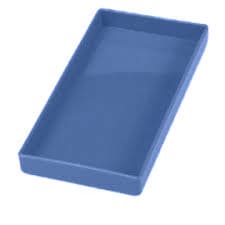 Plasdent Blue Cabinet Organizer #19, 8"L x 4"W x 1"H, Autoclavable, 300CR19 thumbnail 2