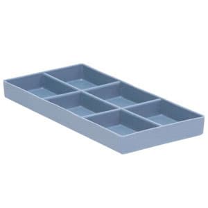 Plasdent Blue Cabinet Organizer #20, 8"L x 4"W x 1"H, Autoclavable, 300CR20 thumbnail 2