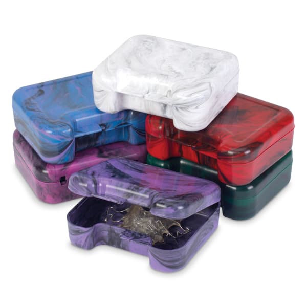 Practicon Paradise Cosmic Retainer Cases, Dark Assorted Colors, Vented Snap-Close, 24/Bag, 7145311 thumbnail 8