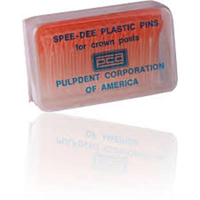 Pulpdent Spee-Dee Plastic Burn-Out Pins for Direct Cast Core Technique, 60/Pack, PIN thumbnail 11