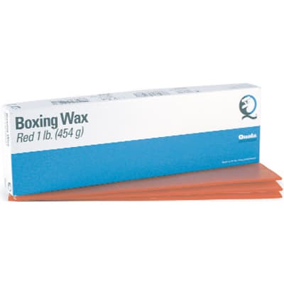 Quala Dental Boxing Wax, Thin, Red, 1 lb/Box, 50094699 thumbnail 2