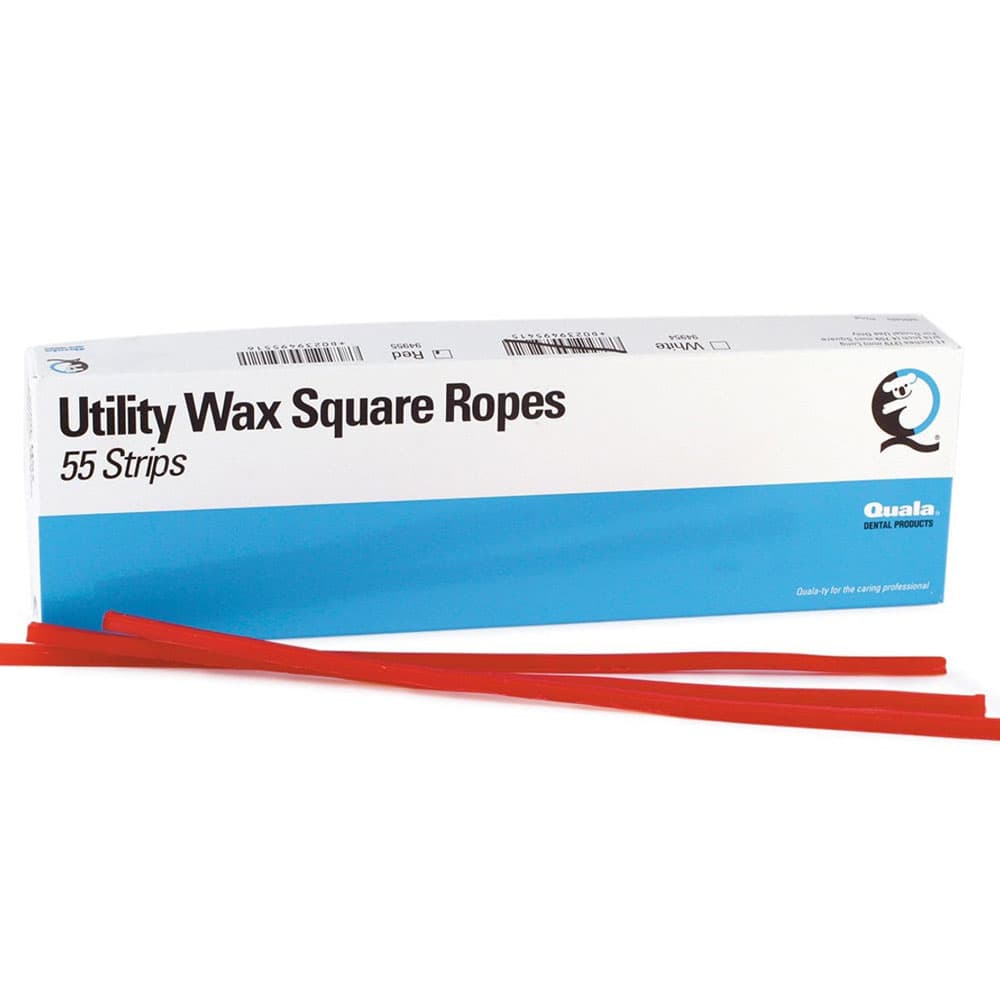Quala Utility Wax Square Ropes, White, 55/Pk, 50094954 thumbnail 7