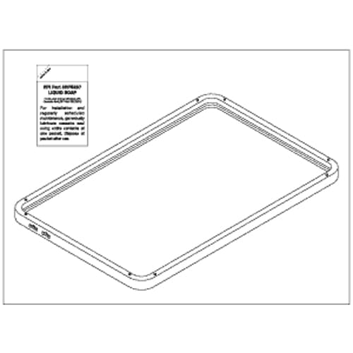 RPI Statim 5000 Cassette Seal & Lube Kit, Black Silicone, 7-3/4" x 15-3/4", SCS029 thumbnail 5