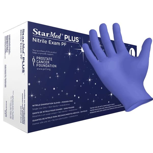 Sempermed StarMed Plus PF Nitrile Exam Gloves, Powder Free, Non-Sterile, Large, Violet Blue, 300/Box, SMNP304 thumbnail 14