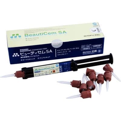 Shofu BeautiCem SA Self-Adhesive Dual-Cure Resin Cement, Ivory, 5 mL Auto-Mix Syringe Kit, 3214 thumbnail 4