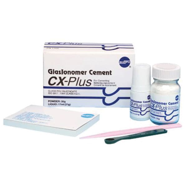 CX-Plus GlasIonomer Luting Cement, Intro Kit, 35 g Powder / 17 mL Liquid, 1/Pk, 1166 thumbnail 17