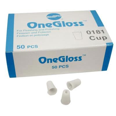 OneGloss Cup Refill, Aluminum Oxide One-Step Finisher & Polisher, CA Shank, #060, 50/Pk, 0181 thumbnail 20