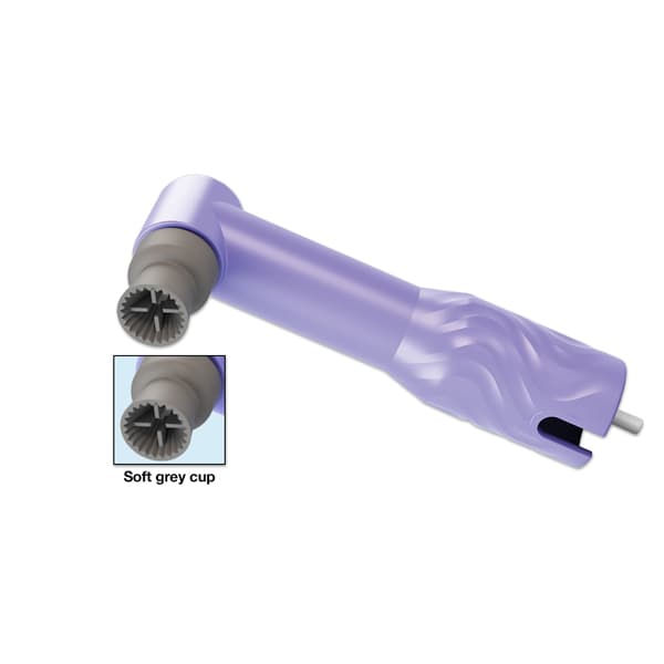 Sultan Upgrade Disposable Prophy Angles, Soft Gray Cup, Latex-Free, 90 Degree, 1200/Bx, 80955 thumbnail 6