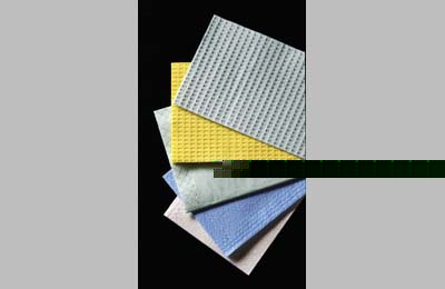 TIDI Ultimate Patient Towel & Bib, 13" x 18", 3-Ply Tissue, Waffle-Embossed, Blue, 500/Case, 918103 thumbnail 9