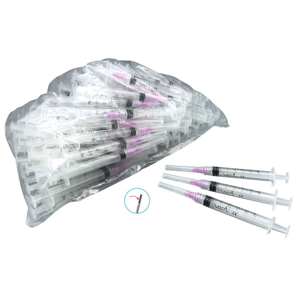 Appli-Vac Pre-Tipped Irrigating Syringes, 3 cc, 30 Ga, Purple, Luer Lock, 100/Box, 316139 thumbnail 9