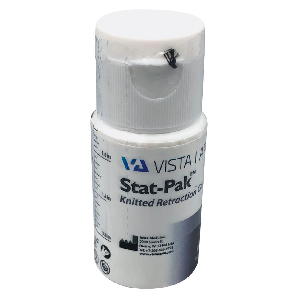 Stat-Pak Knitted Retraction Cord, Size 000, Black, 100"/Bottle, 302611 thumbnail 11