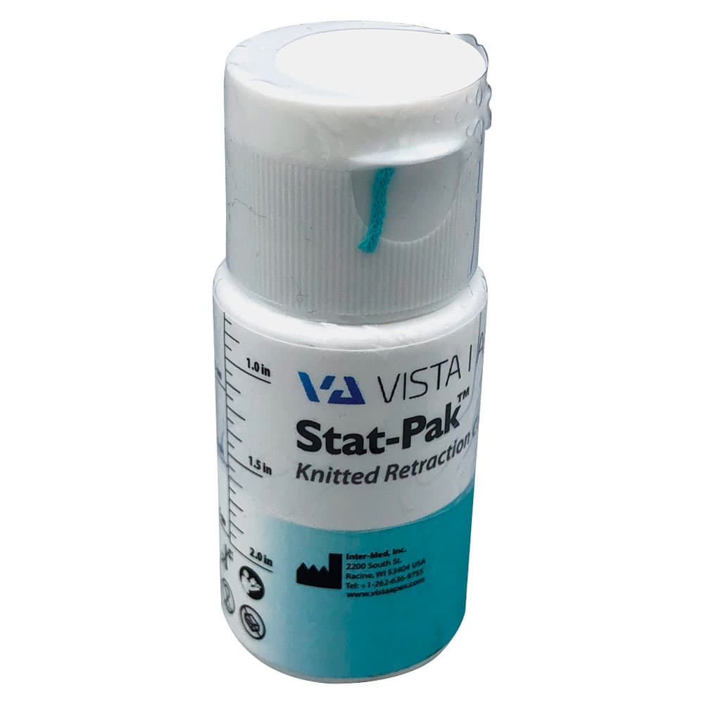 Stat-Pak Knitted Retraction Cord, Size 1, Light Blue, Non-Impregnated, 100"/Bottle, 302614 thumbnail 11