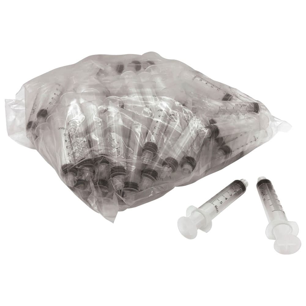 Vista Apex Luer Lock Endo Syringes, 6 cc, Disposable, Non-Sterile, 100/Box, 316060 thumbnail 10