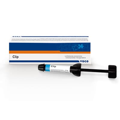 VOCO Clip Light-Cured Provisional Filling Material, 4 g Syringe, 2/Pkg, 1284 thumbnail 12