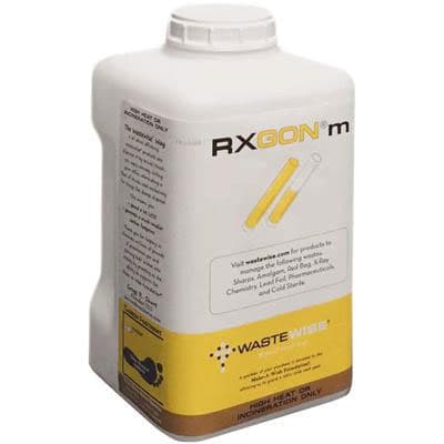 RXGONm Anesthetic Carpule Disposal Container, 3 Liter, Mail-Back with Pre-Paid Shipping, RGNM thumbnail 8