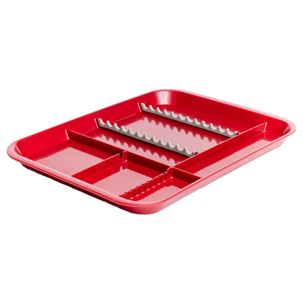 Zirc B-Lok Divided Setup Tray, Size B (Ritter), Red, 13-3/8" x 9-5/8" x 7/8", 20Z451-M thumbnail 6