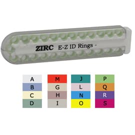 Zirc E-Z ID Instrument Rings, Large, 1/4", Neon Pink, 25/Pk, 70Z200S thumbnail 10