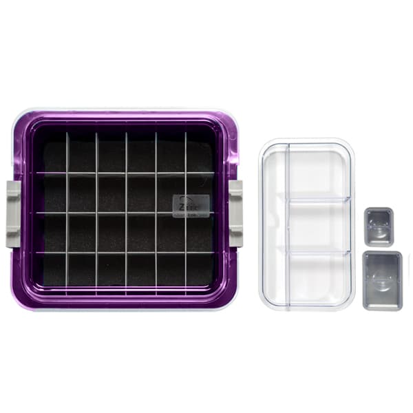 Zirc Procedure Tub Kit, Plum, 12-5/8" x 11-1/4" x 4" with Locking Cover, Complete Package, 20Z455E thumbnail 6