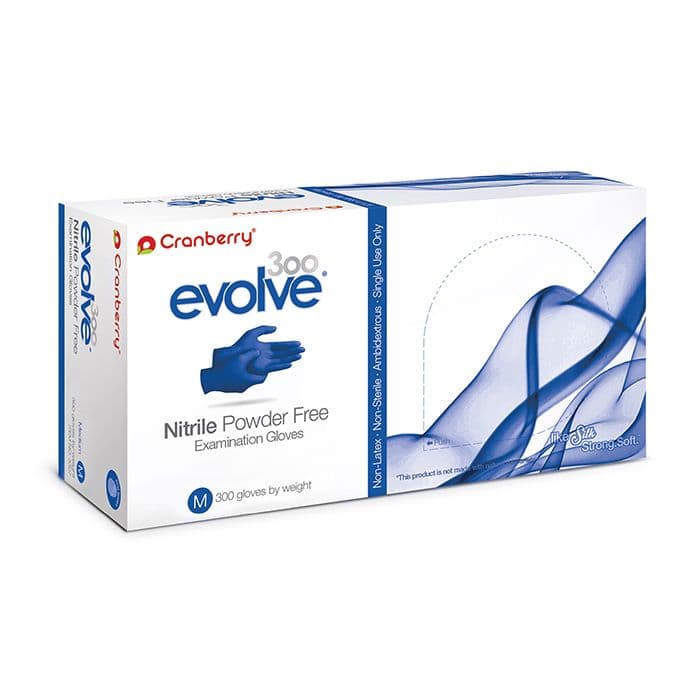 Cranberry Evolve 300 Nitrile Examination Gloves, Powder-Free, Non-Sterile, Small, Royal Blue, 300/Box, CR3306 thumbnail 24