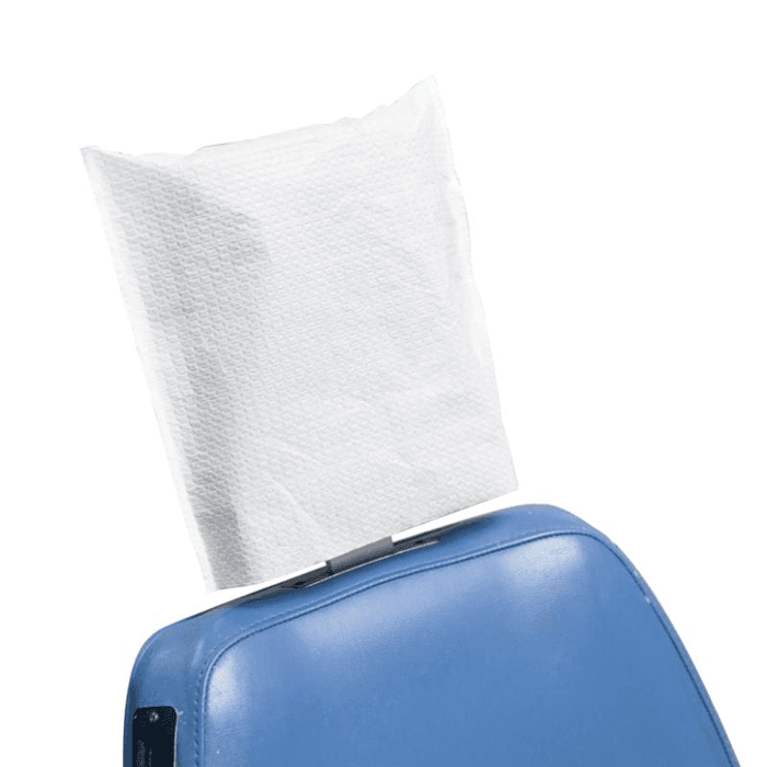UNiPACK Headrest Cover, Tissue/Poly, Lavender, 10 in x 10 in, Disposable, Non-Sterile, 500/Case thumbnail 2