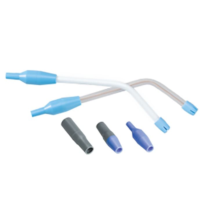 Safe-Flo Saliva Ejector, White Tube with Blue Tip, One-Way Valve, Latex-Free, 100/Bag, M1000WHBU thumbnail 18