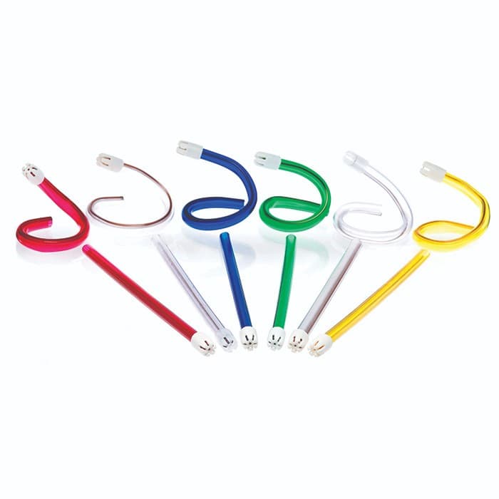 Flexo Disposable Saliva Ejectors, Plastic, Red with White Fixed Tip, 100/Pk, 1662219 thumbnail 22
